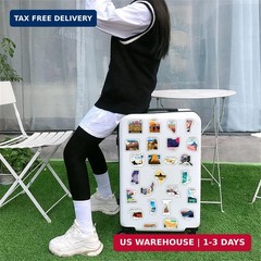 50PCS State Stickers, Travel USA Stickers for Luggage,Scrapbook,Water Bottle, Un