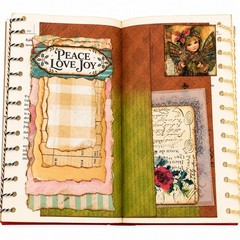 Handmade One-of-a-Kind Christmas Junk Journal | Vintage Altered Book |…