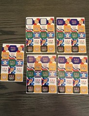 VTG 2000s Rare USA United States Olympics Sticker Lot TCM & Eureka Country Flags