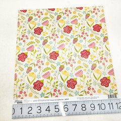 Jillibean Design Scrapbook Paper Lot 12×12 10 Sheets Double Sided