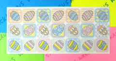 Vintage Easter Eggs Stickers Sheet Paper Magic Group