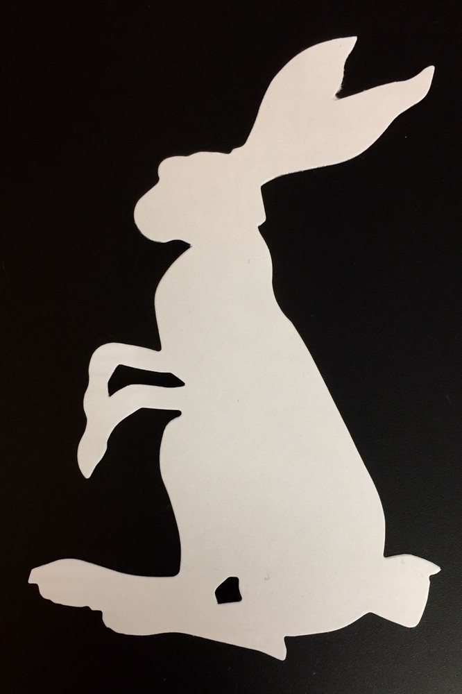 Tim Holtz Die Cuts * Mr. Rabbit * Set of 12 * White or Black Cardstock