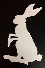 Tim Holtz Die Cuts * Mr. Rabbit * Set of 12 * White or Black Cardstock