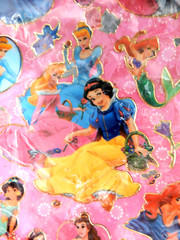 DISNEY PRINCESS Laser Stickers CINDERELLA Snow White ARIEL Jasmine AURORA Belle