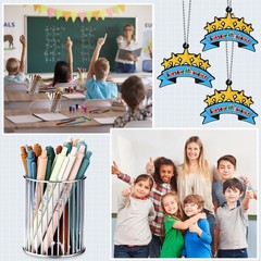40 Sets Awesome Attendance Gift Ballpoint Pen with Tags Pendant for Student T…