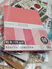 Lot Of Scrapbooking Supplies Crafting, Stickers Card Stock