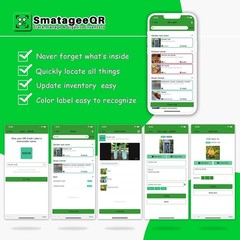 QR Code Labels for Storage Bins,Office Organization,Moving Containers,Invento…