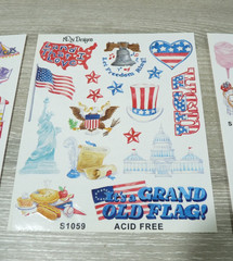 Vintage Mrs Grossman’s & NRN Carnival Stickers 6 sheets total