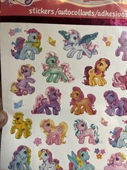Sandylion My Little Pony stickers 2 Sheets 2005 Hasbro Out Of Print Brand New