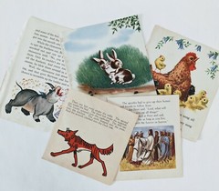 Vintage Pages children’s Books Junk Journal Scrapbooking Set C