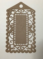 TAGS die cut embellishments 6 Pcs Choose color 2-1/4″ H x 4″