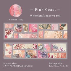 Embellishment Fragment Sticker Tape Roll for DIY Card Journal Diary Planner