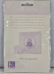 K & Company Brenda Walton Wedding Stickers Frames & Tags Dimensional Pastels