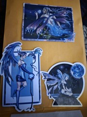 Vintage Enchanted Fairies Y2K Girls Vending Machine Stickers