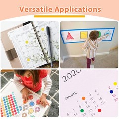 Small Dot Stickers Round Color 1/4» Coding Labels Circle Dot Stickers Label…