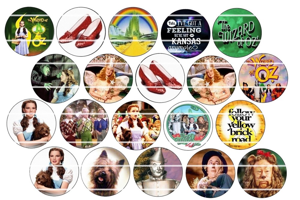 Bottle Cap Images (25mm) 1″ ~ Precut Classic OZ Classic inspired ~ USA seller