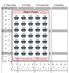 Range Hood Icon Planner Sticker, Cleaning Chores, Calendar & Journal Sticker