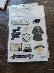 Graduation Diploma Robe Stickers New -3 Sealed From Hobby Lobby
