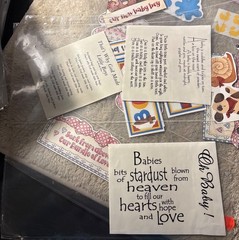 Large Scrapbooking Sticker Ephemera Lot School Baby Holiday Plus Binder Sleeves