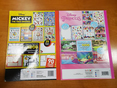 2 Pack: Disney Princess & Mickey Sticker Explosion 1000 Stickers Per Book E11A