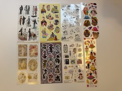 Lady Knights, People, And Animals Sticker Set, 38 Sheets, Stickiiclub/Pipsticks