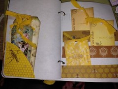 Honey Bee Junk Journal Scrapbook USA Seller