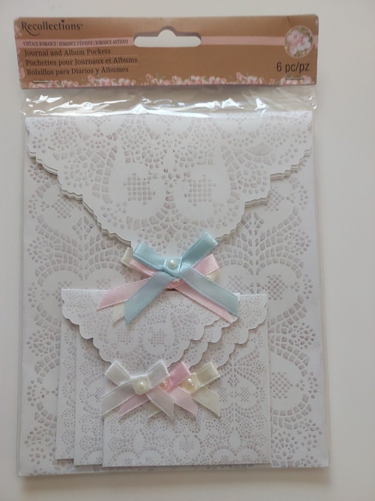 Recollections Vintage Romance Journal and Album Pockets junk journal scrapbook