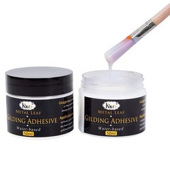 Gilding Adhesive, 100ml Epoxy Resin Gold Leaf Adhesive for Professional Craft…