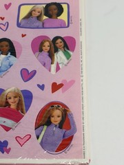 Vntg 1999 Hallmark Heartline 3 Sealed Fashion Barbie Sticker Packs Mattel