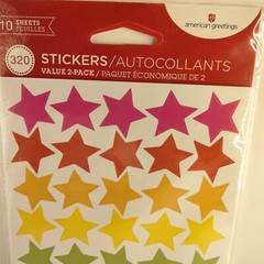 Star Smiley Face Stickers Teacher Reward American Greetings 320 Colorful