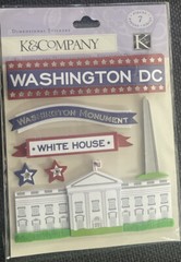 K&Company scrapbook Dimensional Embellishments Washington DC White House