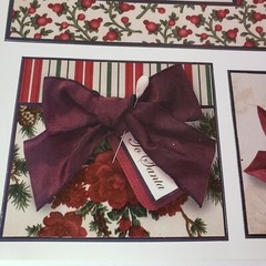 Christmas Scrapbook Stickers Daisy D’s Elements #7102 Buttons #7100 Poinsettias