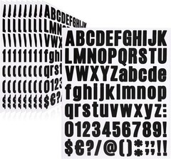 Self-Adhesive 810-Piece Letter Sticker Set – Fashionable Indoor/Outdoor Use