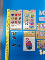 A BARGAIN LOT OF 20 MISC PACKS OF UNOPENED CRAFTING STICKERS