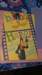 Hallmark Looney Tunes Daffy Duck Greeting Card Birthday(Joke Doesnt Open)