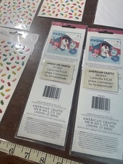 Mrs GROSSMANS Amy Tangerine Birthday Wishes sticker sheet Lot Of 7 Sheets