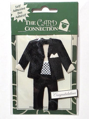 The Card Connection Self-Adhesive Embellishments – BLACK TUXEDO