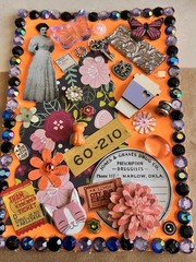 Junk Journal Ephemera. Set Of 5 Paper Cards With Envelopes