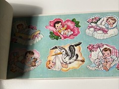 1962 vintage 36 BABY SEALS stickers EUREKA Full Booklet Scranton PA