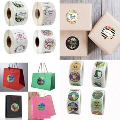 US 500-1000 Thank You Reward Award Stickers Labels Kids Bag Gifts Envelope Seals