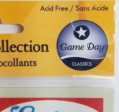 American Traditional Designs Sports Stickers Embossed Multicolor
