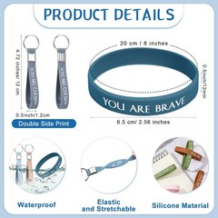 Motivational Wristbands Inspirational Keychains Graduation Gifts Teacher Appr…