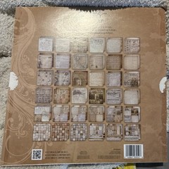 Tim Holtz Idea-ology Paper Stash French Industrial 12×12 Pad 36 Pages New