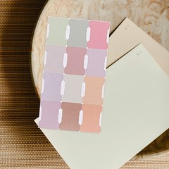 5 Pcs Tabs for Annotating Books Blank Monthly Labels Index Files