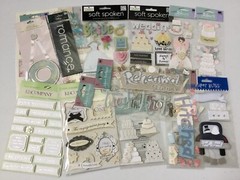 K Company *WEDDING* Scrapbooking Lot ~ Jolee’s Stickers ~ 16 Packs NEW