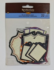 Halloween Die Cut Adhesive Labels Scrapbooking Stickers By Recollections RARE