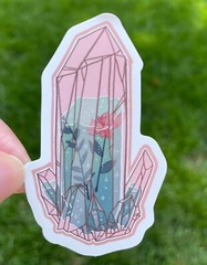 50pcs BOHEMIAN stickers, BOHO CHIC, Boho, Girly, pink, feminine, flowers retro