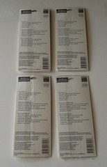 Lot of 4 Party Express Pirates of the Caribbean Sticker Packs, 4 Sheets Per Pack