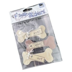 Craft Lot DOG Stickers Bones Metal Scrapbooking Card Making Embellishments NEW