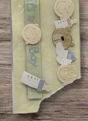The Paper Studios It’s A Boy Teddy Bear 3-D Dimensional Sticker Strips READ